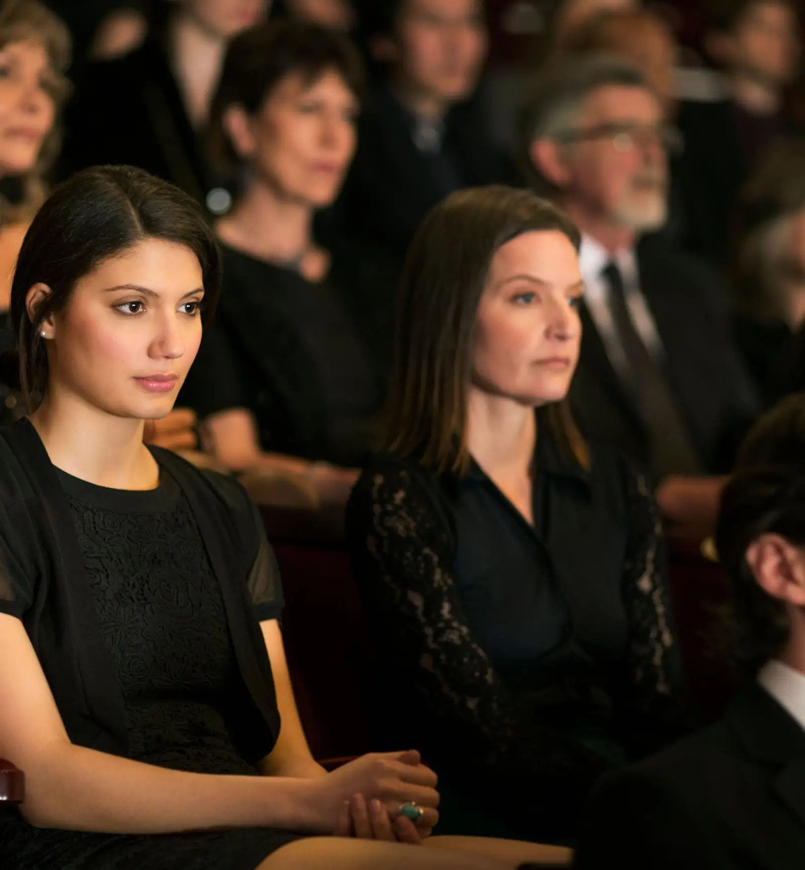 Audience at a chamber concert produced by Dominik Przywara