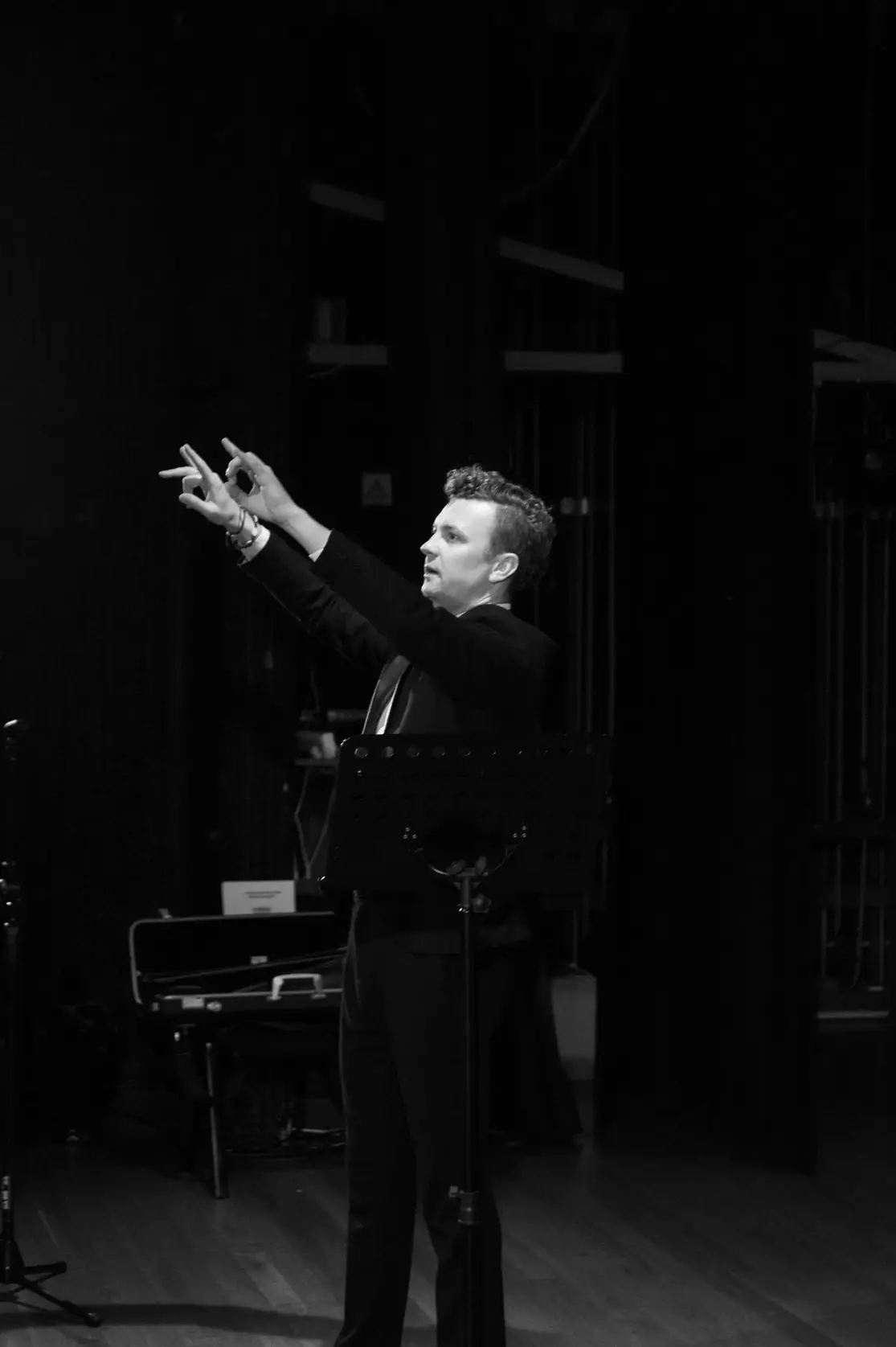 Portrait of Dominik Przywara, founder of Strings Embassy